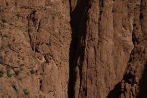 Looking into the Todra gorge, can you spot the climbers?
