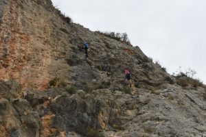 The new crag of Viudes near Bollula, which has some great climbs.